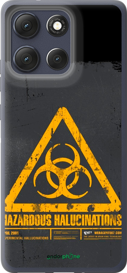 Силиконовый чехол biohazard 28 для Motorola Moto G86 - 4846u-4115 изображение 