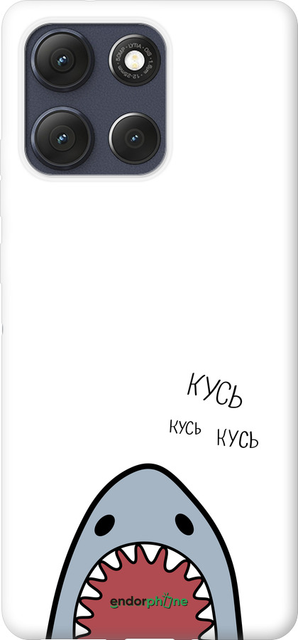 Силіконовий чехол Акула для Motorola Moto G86 - 4870u-4115 изображение 