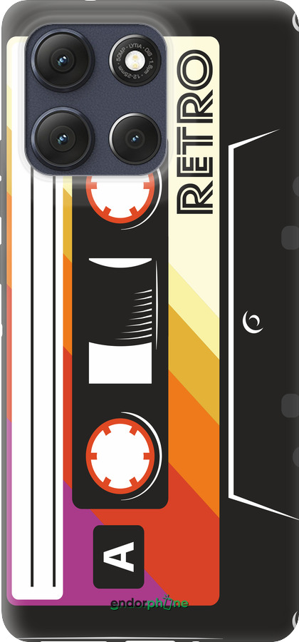 Силиконовый чехол Кассета с90 v4 для Motorola Moto G86 - 5532u-4115 изображение 