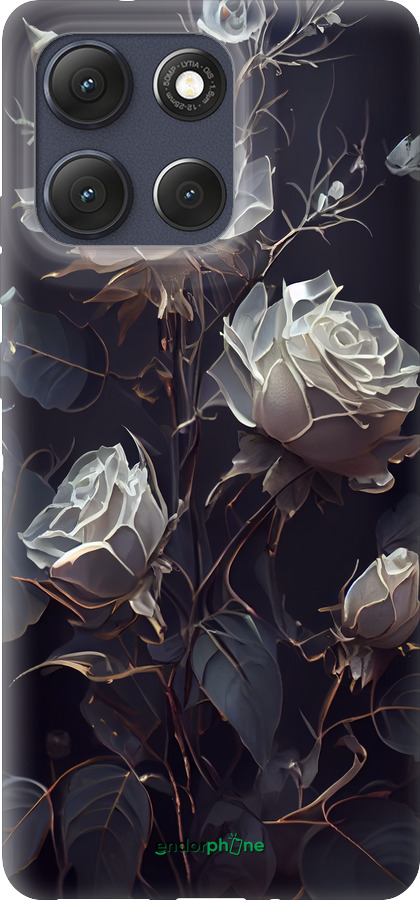 Силиконовый чехол Розы 2 для Motorola Moto G86 - 5550u-4115 изображение 