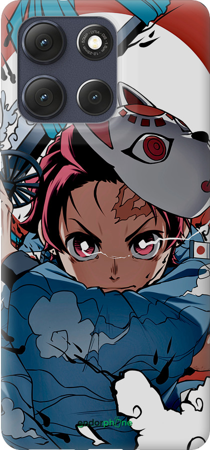 Силіконовий чехол Танджиро Камадо для Motorola Moto G86 - 5574u-4115 изображение 