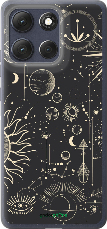 Силиконовый чехол Фаза луны для Motorola Moto G86 - 5605u-4115 изображение 