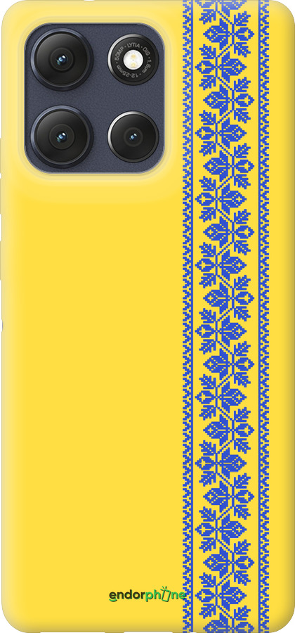 Силіконовий чехол Вишиванка 4 для Motorola Moto G86 - 569u-4115 изображение 