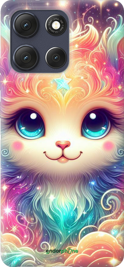 Силиконовый чехол Сказочный котенок для Motorola Moto G86 - 5813u-4115 изображение 