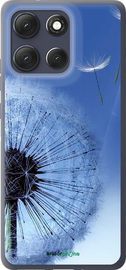 Силиконовый чехол Одуванчик для Motorola Moto G86 - 6005u-4115 изображение 