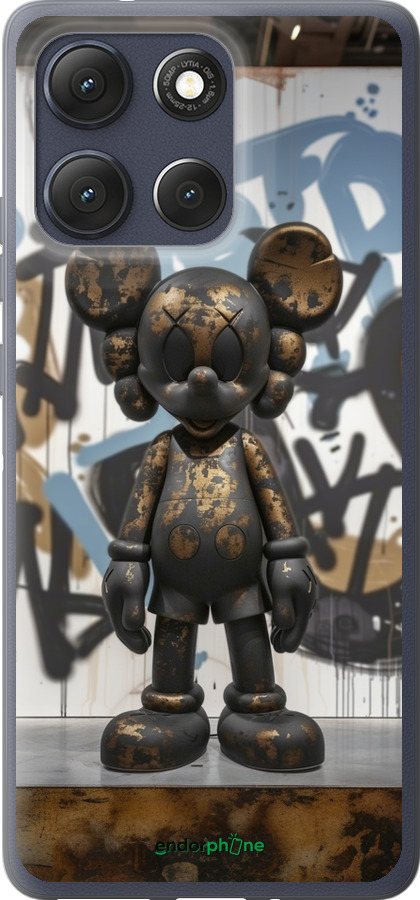 Силиконовый чехол Bronze kaws v2 для Motorola Moto G86 - 6098u-4115 изображение 