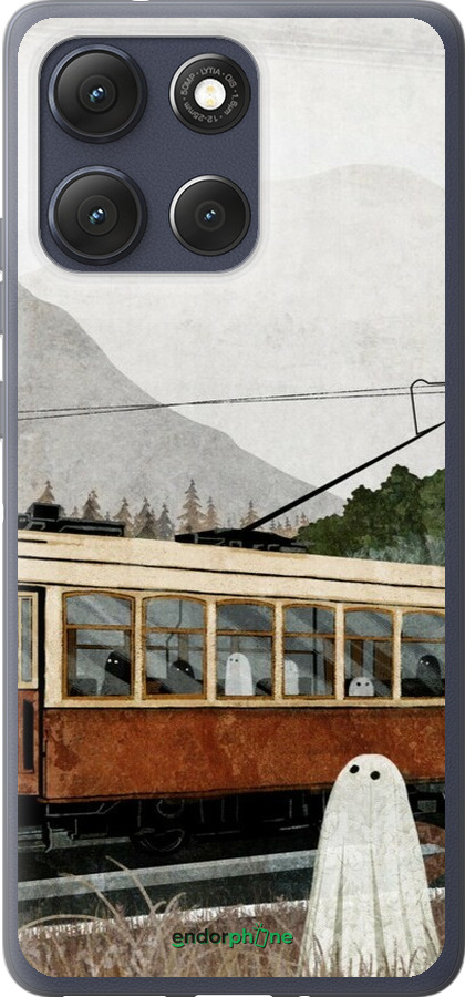 Силиконовый чехол Призрак 2 для Motorola Moto G86 - 6247u-4115 изображение 