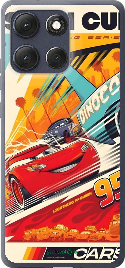 Силиконовый чехол Тачки для Motorola Moto G86 - 6288u-4115 изображение 