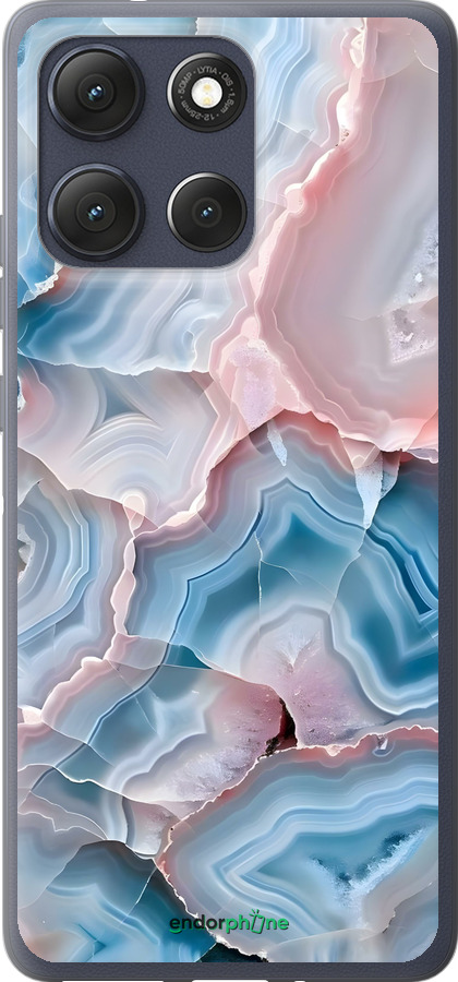 Силиконовый чехол Мрамор для Motorola Moto G86 - 6306u-4115 изображение 