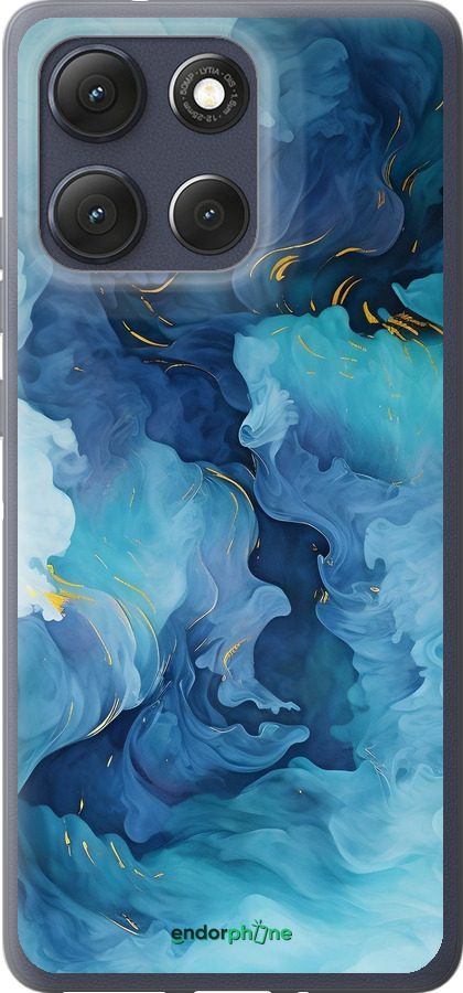 Силиконовый чехол Акварель для Motorola Moto G86 - 6320u-4115 изображение 