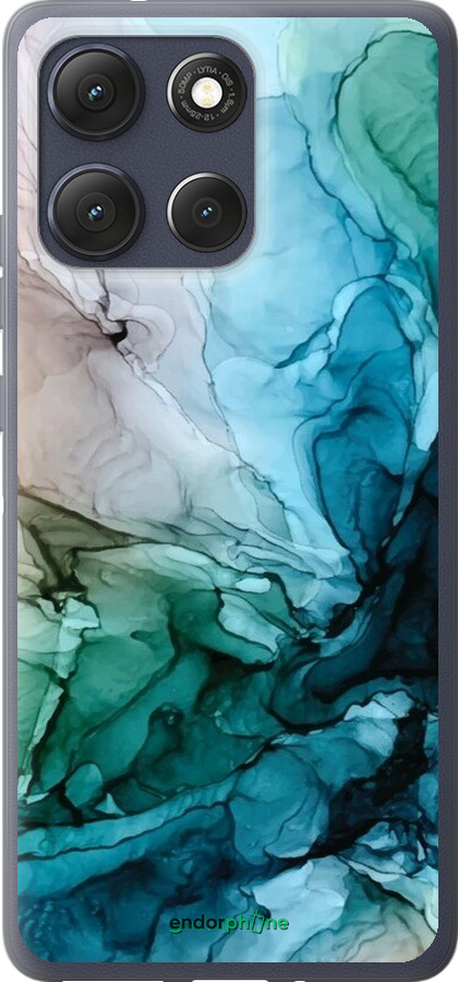 Силиконовый чехол С красочной абстрактной картиной Соленые берега для Motorola Moto G86 - 6405u-4115 изображение 