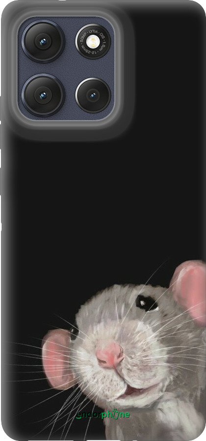 Силиконовый чехол The Peeking Rat для Motorola Moto G86 - 6442u-4115 изображение 