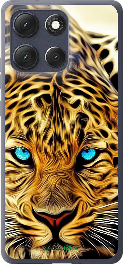 Силиконовый чехол Леопард для Motorola Moto G86 - 6611u-4115 изображение 