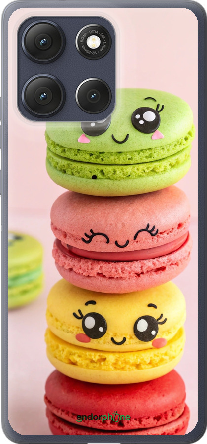 Силиконовый чехол Печенье для Motorola Moto G86 - 6693u-4115 изображение 