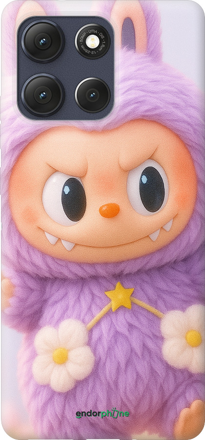 Силиконовый чехол Лабубу для Motorola Moto G86 - 6708u-4115 изображение 