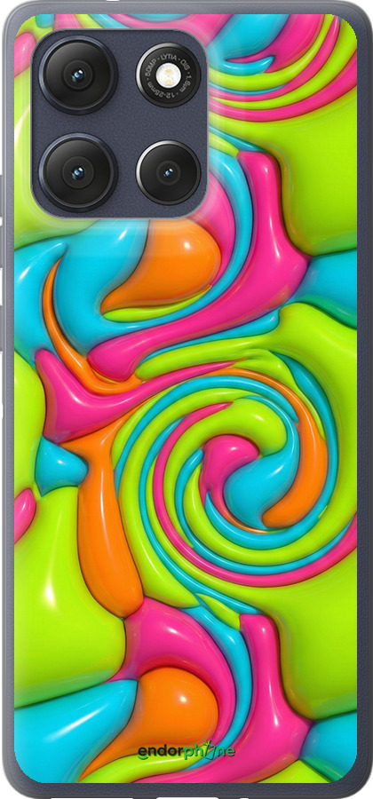 Силиконовый чехол Y2K Jelly Dream для Motorola Moto G86 - 6780u-4115 изображение 