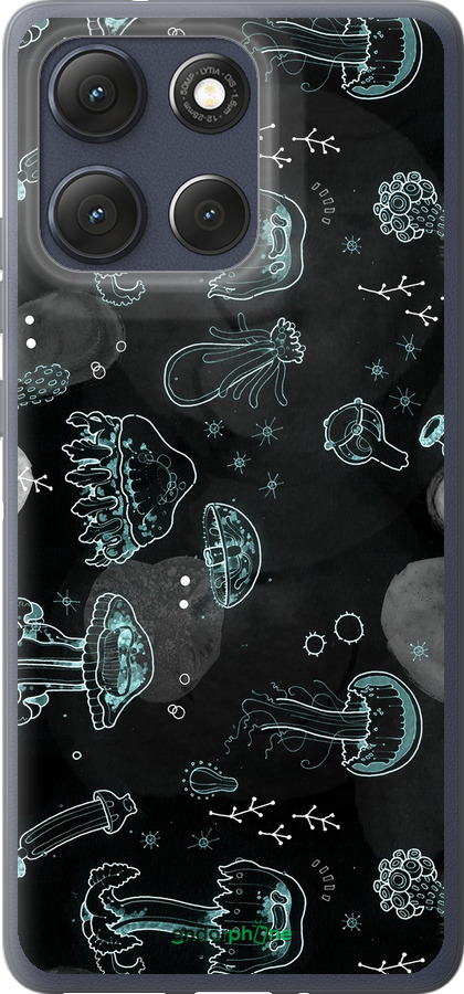 Силиконовый чехол Медузы для Motorola Moto G86 - 906u-4115 изображение 