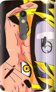 3D пластиковий матовий чехол Наруто 2 для Motorola Moto X Play - 6297m-459 изображение 