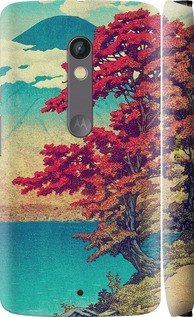 3D пластиковый глянцевый чехол С изображением природы для Motorola Moto X Play - 6469c-459 изображение 