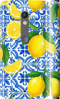 3D пластиковий глянцевий чехол Grocery Girl Italian Summer для Motorola Moto X Play - 6766c-459 изображение 