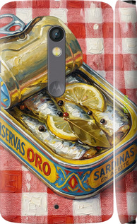 3D пластиковый глянцевый чехол 'Vintage Sardine Tin Phone' для Motorola Moto X Play изображение 7