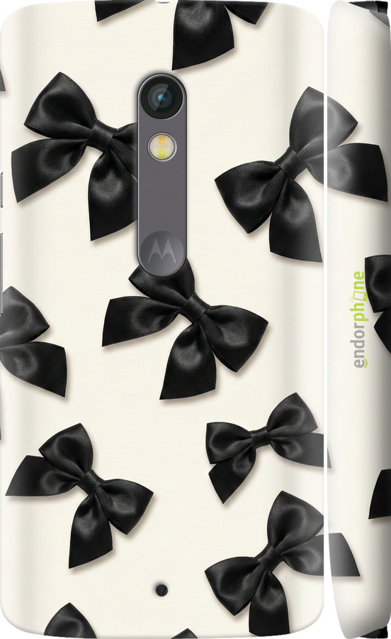 3D пластиковый глянцевый чехол Dark Coquette для Motorola Moto X Play - 6765c-459 изображение 