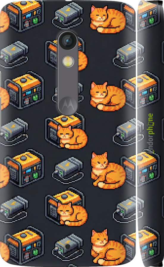 3D пластиковый глянцевый чехол Autonomous Zone для Motorola Moto X Play - 6771c-459 изображение 