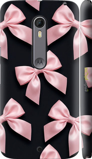 3D пластиковый глянцевый чехол 'Coquette Ribbons Dark Coquette' для Motorola Moto X Style изображение 2