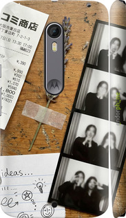 3D пластиковый глянцевый чехол 'Aesthetic Scrapbook Collage' для Motorola Moto X Style изображение 5