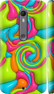3D пластиковий глянцевий чехол Y2K Jelly Dream для Motorola Moto X Style - 6780c-455 изображение 