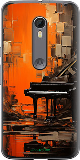 Силіконовий чехол Чохол для телефону Помаранчевий Рояль для Motorola Moto X Style - 5937u-455 изображение 