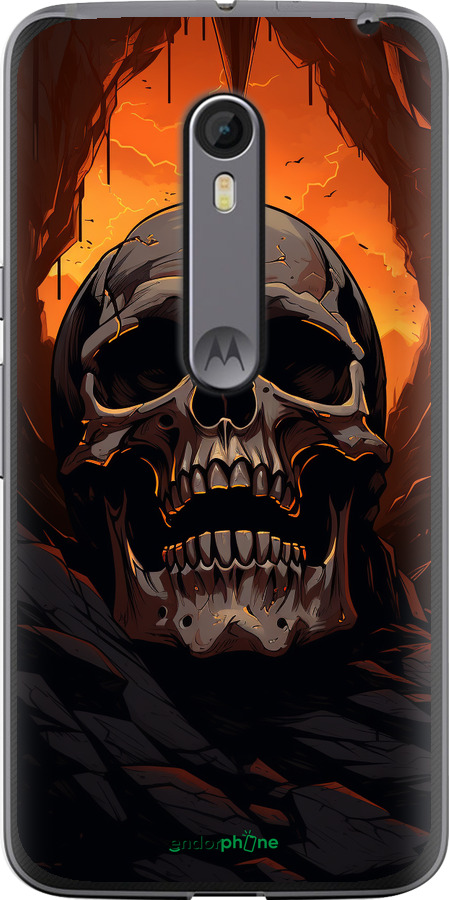Силіконовий чехол Черв пещері для Motorola Moto X Style - 5959u-455 изображение 