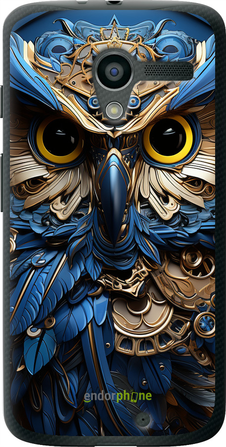 Силіконовий чехол Сова v2 для Motorola Moto X - 5649u-358 изображение 