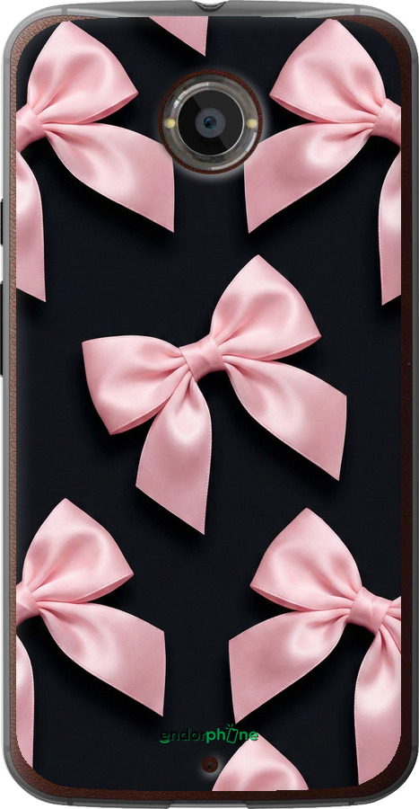 Силиконовый чехол Coquette Ribbons Dark Coquette для Motorola Moto X2 - 6767u-372 изображение 