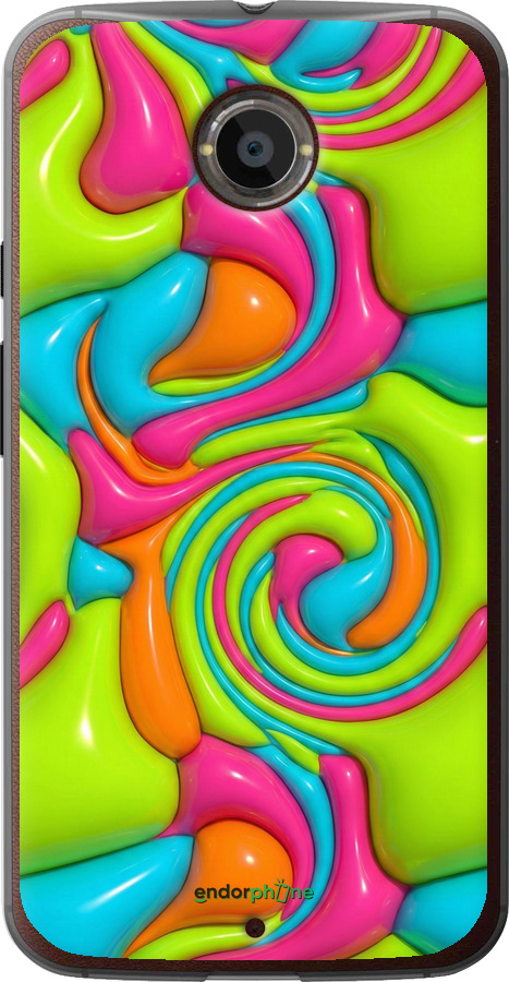 Силиконовый чехол Y2K Jelly Dream для Motorola Moto X2 - 6780u-372 изображение 