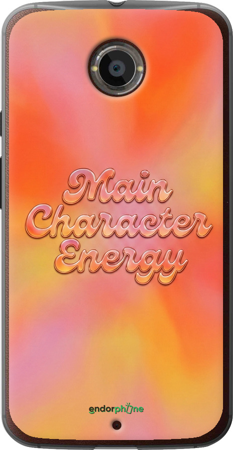 Силиконовый чехол Aura Gradient Main Character Energy Aesthetic Y2K для Motorola Moto X2 - 6783u-372 изображение 