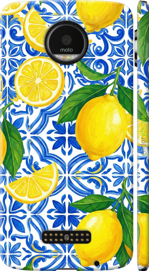 3D пластиковий глянцевий чехол Grocery Girl Italian Summer для Motorola MOTO Z - 6766c-419 изображение 