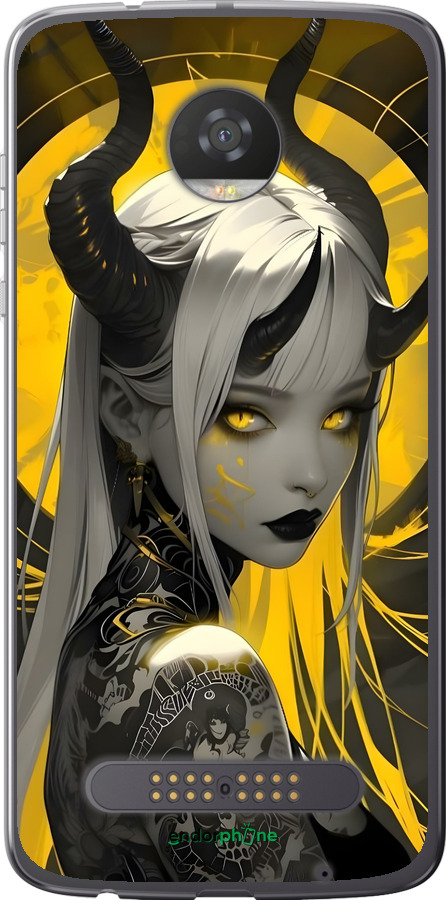 Силіконовий чехол Аніме демон 2 для Motorola Moto Z2 Play - 6309u-1001 изображение 