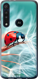 Силиконовый чехол Божья коровка для Motorola One Macro - 6049u-1812 изображение 
