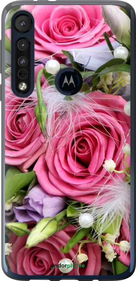 

Силіконовий чохол "Ніжність" для Motorola One Macro, Рожевий