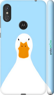 3D пластиковый матовый чехол Гусь для Motorola One Power - 6350m-1588 изображение 
