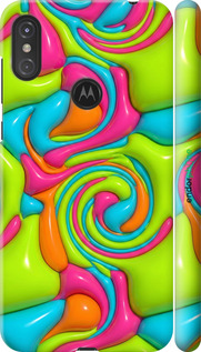 3D пластиковый матовый чехол Y2K Jelly Dream для Motorola One Power - 6780m-1588 изображение 
