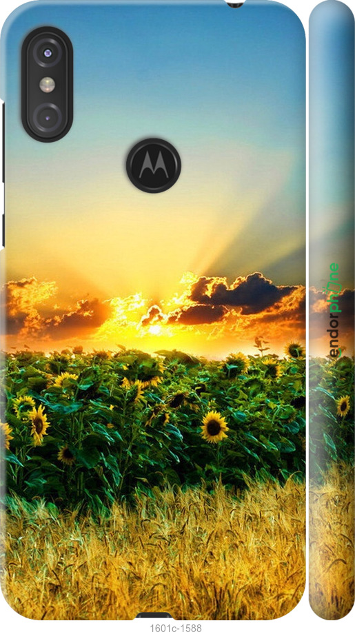 

3D пластиковий матовий чохол "Україна" для Motorola One Power