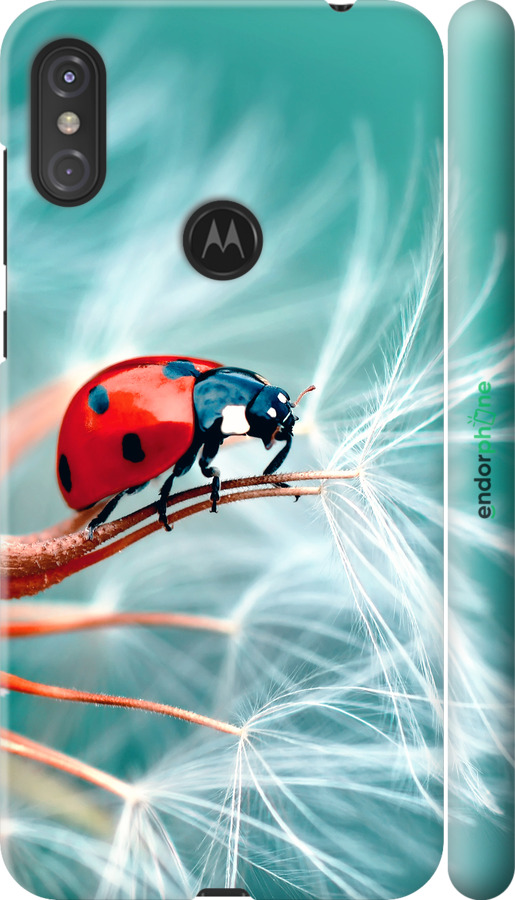 3D пластиковий матовий чехол Сонечко для Motorola One Power - 6049m-1588 изображение 