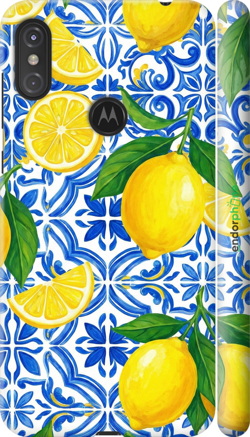 3D пластиковый матовый чехол Grocery Girl Italian Summer для Motorola One Power - 6766m-1588 изображение 