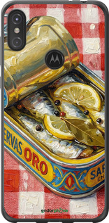 Силіконовий чехол Vintage Sardine Tin Phone для Motorola One Power - 6772u-1588 изображение 