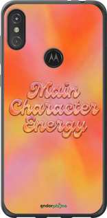 2D пластиковый чехол 'Aura Gradient Main Character Energy Aesthetic Y2K' для Motorola One Power изображение 9