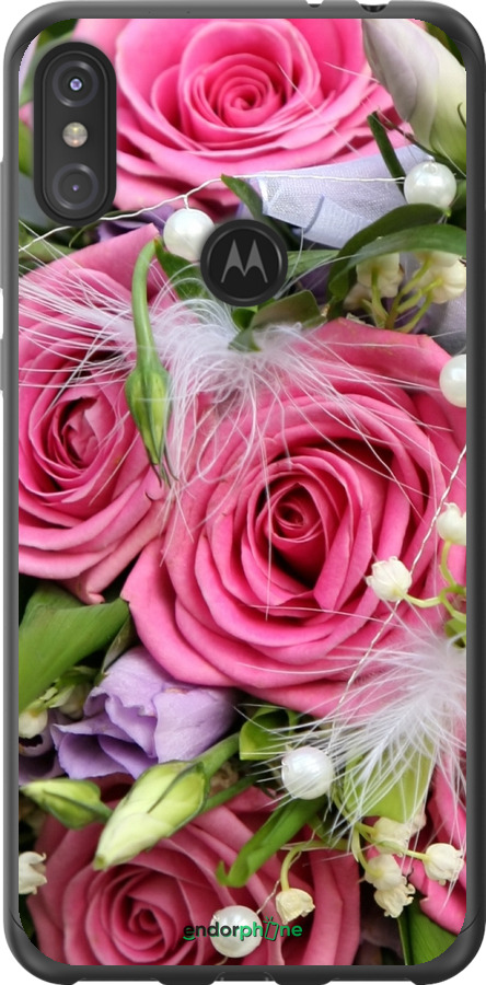 

2D пластиковий чохол "Ніжність" для Motorola One Power, Рожевий