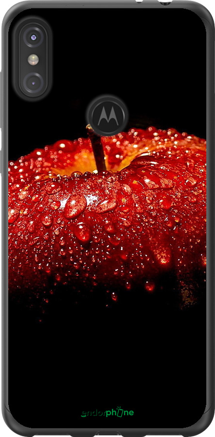2D пластиковый чехол Яблоко для Motorola One Power - 6022t-1588 изображение 
