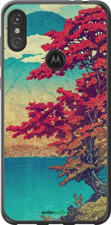 2D пластиковый чехол С изображением природы для Motorola One Power - 6469t-1588 изображение 